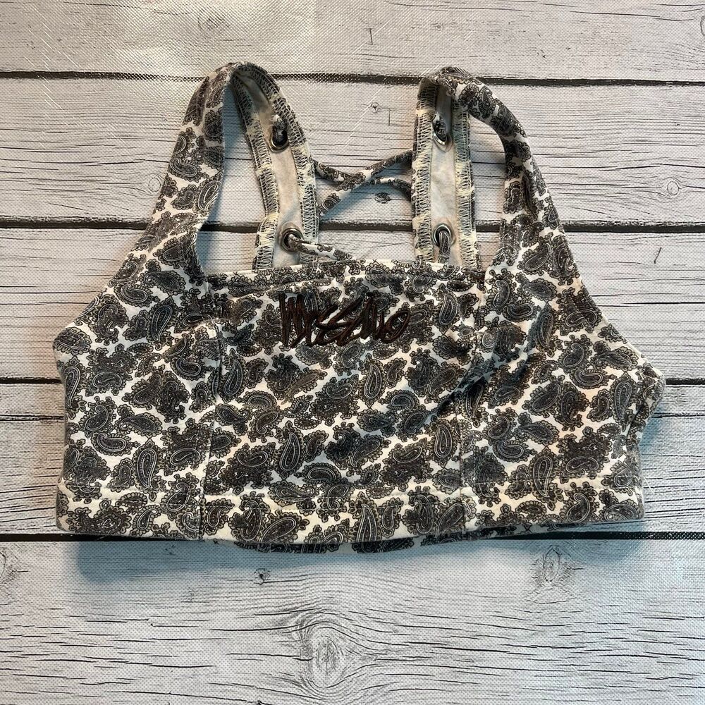 Vintage Mossimo Open Back Crop Top